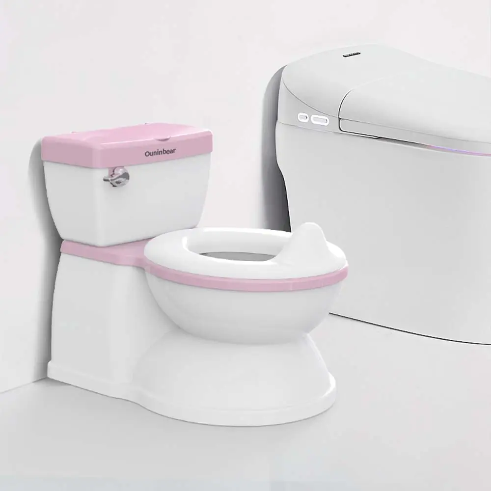 Großhandel Simulation weiche Baby-Kids-Toilettenschüssel Potty Training Toilettensitz Kinder Potty Baby-Toilettentrainer mit Musik