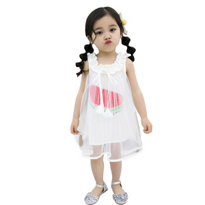 Obtenez des échantillons gratuits de vêtements pour bébés sur mesure, robe blanche pour filles, été indien, achat en ligne en Inde - Product Image 1