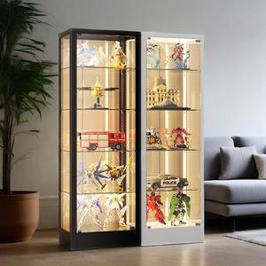 Bán buôn kim loại/kính hiển thị tủ với đèn LED-Đồ nội thất cửa hàng hiện đại cho cửa hàng bán lẻ, bảo tàng, <span class=keywords><strong>Showcase</strong></span> sang trọng - Product Image 4