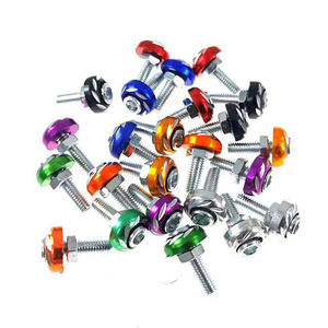 Tornillos de Montaje Modificados Coloridos para Motocicleta, Pernos de Aluminio M6, Tuerca de Placa de Motor, Tapa de Tornillo de Bicicleta, <span class=keywords><strong>Cubierta</strong></span> de Tuerca de 6 mm - Product Image 2