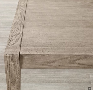 Pháp hiện đại rắn gỗ retro hình chữ nhật mở rộng Kính thiên văn bàn ăn - Product Image 5