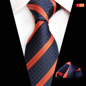 Cravates rayées avec mouchoirs de poche en gros hommes cravates et mouchoir ensemble <span class=keywords><strong>cravate</strong></span> <span class=keywords><strong>classique</strong></span> et boutons de manchette ensemble <span class=keywords><strong>Cravate</strong></span> - Product Image 1