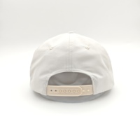 Gorra Snapback Deportiva Ajustable de 5 Paneles con Visera Plana, Bordado a Mano Personalizado con Logotipo Richardson 256 Oxford Dobby Rope Blank, Diseño de Leopardo