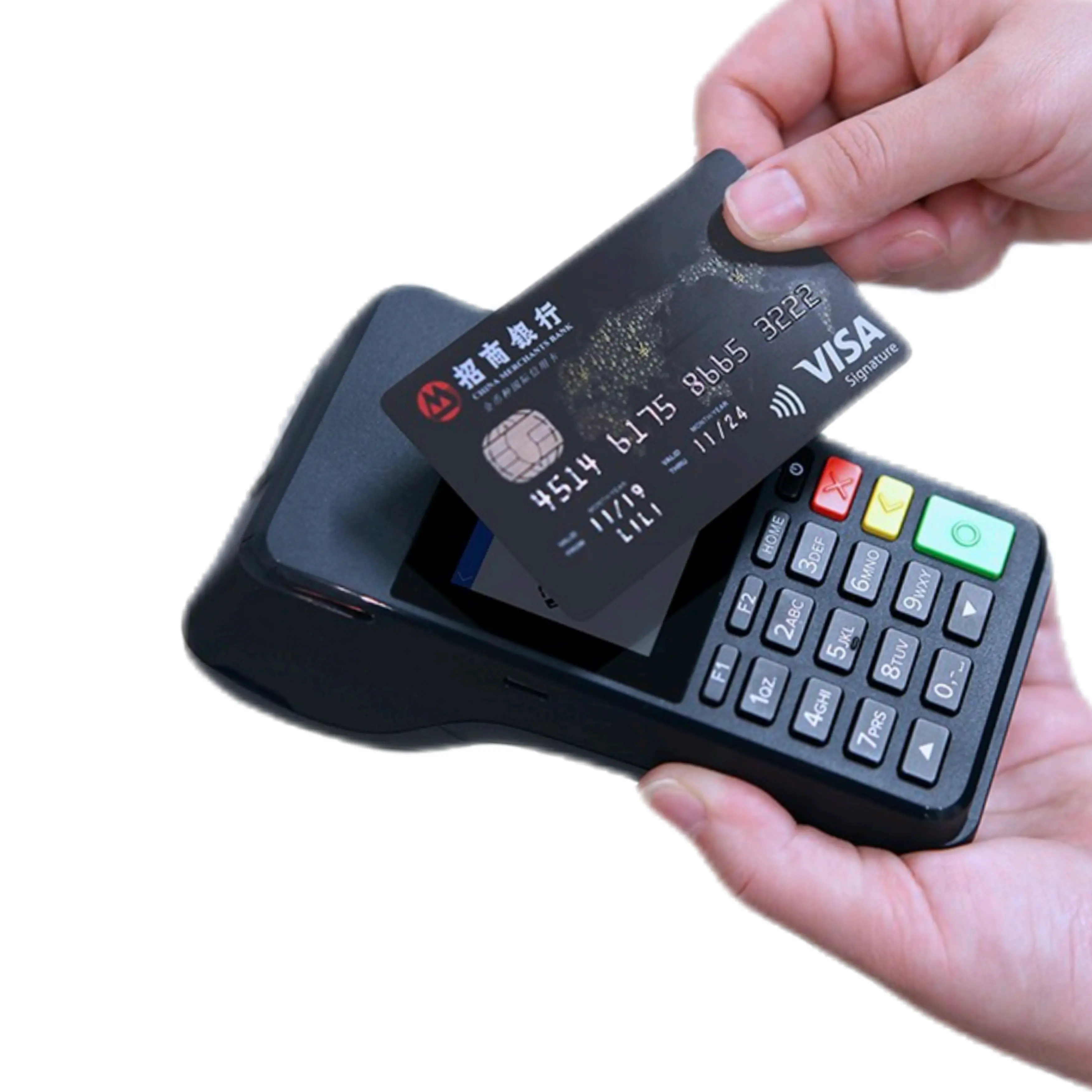 MP35P Mini EMV Pos Terminal Support Paiement par carte bancaire avec puce NFC Lecteur de carte MSR Imprimante Android Pos