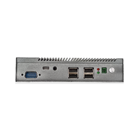 Komputer Mini Tanpa Kipas PC Industri Intel Celeron J6412 Dual Gigabit LAN Sistem Operasi Windows/Linux PC Tertanam untuk Otomasi Industri