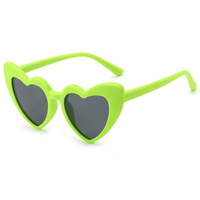 Fabricant de lunettes de soleil à verres polarisés unisexes en forme de cœur Lunettes de soleil anti-UV de créateur pour enfants et bébés filles