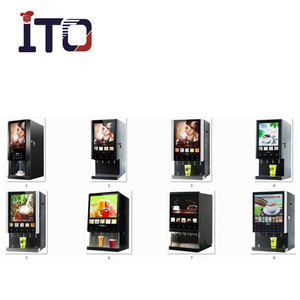 Distributeur automatique de café instantané professionnel, <span class=keywords><strong>Machine</strong></span> à vendre automatique, jus, liquide, fonctionne <span class=keywords><strong>avec</strong></span> des pièces de monnaie, - Product Image 4