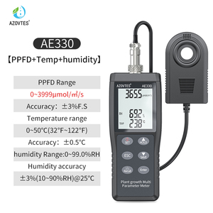 Yüksek Doğruluklu Fotosentetik Etkili Radyasyon Akı Yoğunluk Ölçer Işık PAR Bitki Büyüme Serası PPFD Karbon Dioksit - Product Image 6