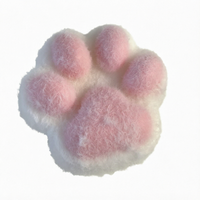 Jouet anti-stress en forme de patte de chat, vente en gros, grande taille, texture plastique type slime, gadget anti-stress esthétique