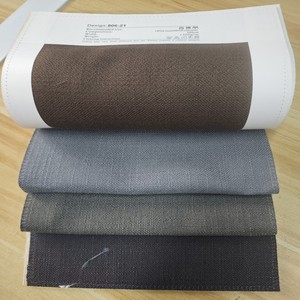 Linen màu tối 10% linen vải nâu cho phòng khách rèm cửa trong nhà đệm - Product Image 2
