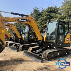 Mini-excavatrice d'occasion SANY SY60 avec moteur, poids opérationnel de 6 tonnes, composants PLC et de transmission - Product Image 2