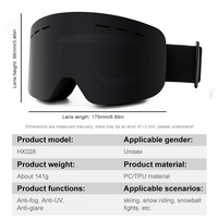 Lunettes de ski photochromiques, protection UV400, lunettes de sport pour la neige, verres polarisés anti-buée, lunettes de snowboard, fabricant sur mesure
