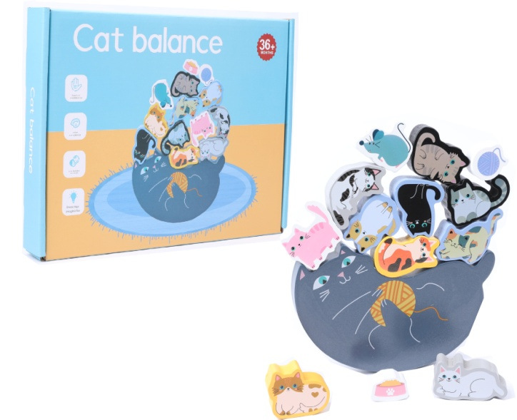Jenga d'équilibre pour chat
