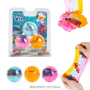 Nuevo Set de Manualidades con Temática Submarina, Masilla de Cristal de 3 Colores, Slime Educativo Suave para Aliviar el Estrés de los Niños con Accesorios de Sirena - Product Image 6