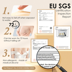 Dính vô hình <span class=keywords><strong>backless</strong></span> ma thuật đẩy lên strapless dính BRAS tái sử dụng cho phụ nữ - Product Image 6