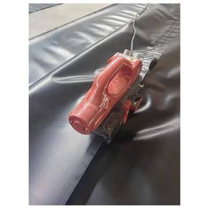 Géomembrane PEHD 2mm Membrane anti-infiltration PEHD Bâche Crevette Spiruline Agriculture Doublures d'étang avec certificats CE - Product Image 2