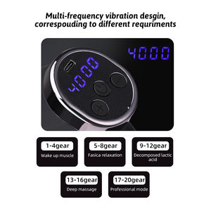 Pistola eléctrica de mano, cojín de cuerpo completo, masajeador, herramienta de plástico, tejido muscular profundo, Fascia, máquina vibradora, masaje sin escobillas - Product Image 5