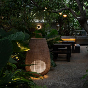 Современная Водонепроницаемая плетеная Напольная Лампа из ротанга - Product Image 3