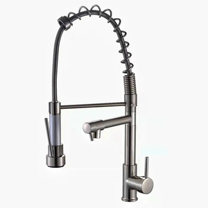 Miscelatore caldo freddo flessibile in ottone estraibile spruzzatore cucina miscelatore lavello rubinetti oro