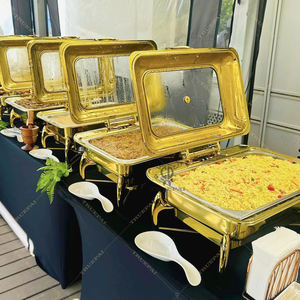 Peralatan pemegang katering & hangat, piring prasmanan restoran besi anti karat, penghangat makanan untuk katering & pemanasan - Product Image 2