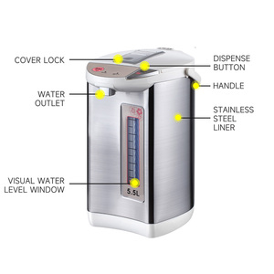220V eléctrico termo agua aeropuerto Thermopot 5L termo bomba de olla - Product Image 6