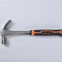 Marteau à griffes industriel de qualité américaine en gros, logo/couleur OEM disponible, entièrement en acier, manche en fibre de verre, poignée ergonomique