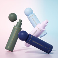 Flacon pompe vide en plastique PET recyclable pour lotion, crème corporelle, sérum, avec boîte