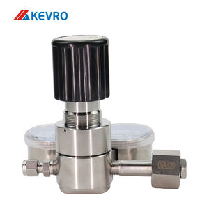 Dual Gauge Hogedrukgasregelaar 316 Roestvrijstalen 1/4 "Npt 3000 Psi Voor Laboratorium-En Analytische Apparatuur - Product Image 3