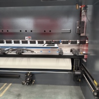 Presse plieuse électro-hydraulique CNC avec contrôleur Delem DA53T, 4+1 axes, 100T, 3200 mm, machine de pliage de tôles hydraulique pour l'acier