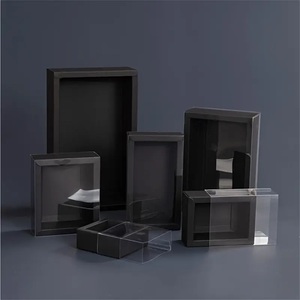 Caja de Regalo de Cartón Kraft con Logotipo Personalizado, Caja de Embalaje con Forro Transparente de PVC Tipo Esponja - Product Image 4