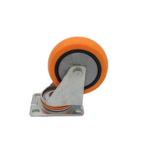 Ruedas de rueda de freno universales medianas de 1,5 ''-5'', ruedas de carro de juego de <span class=keywords><strong>PU</strong></span>, ruedas direccionales de poliuretano al por mayor - Product Image 5