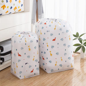 Bolsa cilíndrica para guardar edredones, cierre con cordón, impermeable, a prueba de humedad, para guardar en el armario o el dormitorio - Product Image 4