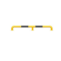 Bolardos de Seguridad en Forma de U, Anticolisión, para Columnas de Reversa, de Acero, Superficie Reflectante Amarilla y Negra, Sonido de Advertencia, Protección IP67, Urbanos