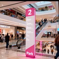 Señalización Direccional LED Personalizada para Tiendas y Empresas - Uso Interior/Exterior, IP65 Impermeable, Publicidad Independiente