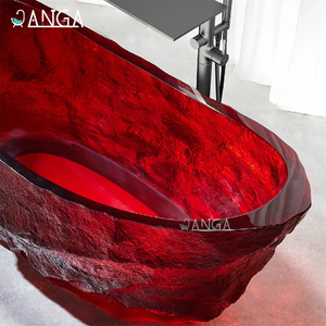 La mejor bañera de piedra, tinas de <span class=keywords><strong>baño</strong></span> de superficie sólida de <span class=keywords><strong>roca</strong></span>, baños independientes de resina, bañera de Spa japonesa para sexo - Product Image 2