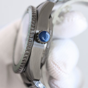 Breathtaking Custom <b>Silver</b> Case Blue Dial Skeletonized Moonphase Complete Calendar Automatic Mechanical Professional Men Watch - Product Image 4