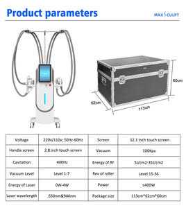 नवीनतम 4 में 1 वैक्यूम स्लिम मशीन रोलर वैक्यूम rf कैविटेशन रोटरी मालिश विरोधी झुर्रियों को आराम करने वाले शरीर के आकार - Product Image 6