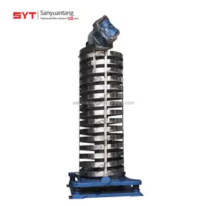 Spiral Conveyor Plastic Particles Vibrating Conveyor Cooling Water Function Conveyor Equipment