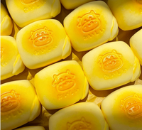 Jouets anti-stress Squishy en PU, forme de pain à la crème bicolore, à remontée lente, réalistes, doux et tendance pour enfants