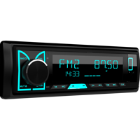 1DIN Araç Teybi MP3 Çalar, 5.1 USB Handsfree FM AM RDS LCD Ekran 12V RCA Preout 4x50W YD7388 Amfi OEM ODM özellikli