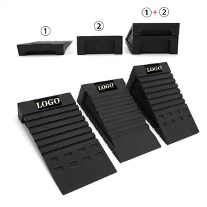 Set di 6 Cunei Regolabili Antiscivolo in Gomma <span class=keywords><strong>per</strong></span> Squat, Rampa <span class=keywords><strong>per</strong></span> Sollevamento Pesi, Stretcher <span class=keywords><strong>per</strong></span> Polpacci, Attrezzatura Sportiva - Product Image 6