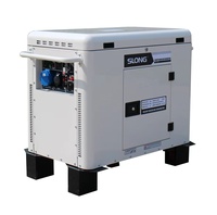 Generador de turbina de gas silencioso NG LPG 60Hz Generador refrigerado por aire