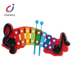 Chengji सस्ते बच्चे बच्चे संगीत टक्कर शैक्षिक रंगीन प्लास्टिक पियानो सिलाफ़न संगीत साधन खिलौना - Product Image 3