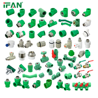 IFAN Fournisseur fiable de tuyaux et raccords PPR, matériaux de plomberie, coudes, tés et raccords en laiton PPR de 20 à 110 mm