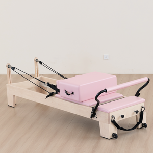 <span class=keywords><strong>Cama</strong></span> de <span class=keywords><strong>Pilates</strong></span> <span class=keywords><strong>Reformer</strong></span> de Maple Portátil, <span class=keywords><strong>Precio</strong></span> Comercial, Color Rosa, <span class=keywords><strong>Para</strong></span> Uso Doméstico y Comercial, en Oferta - Product Image 6