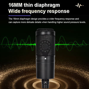 <span class=keywords><strong>AT2020</strong></span> Microphone unidirectionnel avec support pour les jeux, la musique, le podcasting et le streaming - Product Image 5