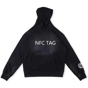 Sudadera con Capucha de Algodón Grueso para Hombre, Diseño HStrarell, Ropa Urbana de Primera Calidad con NFC - Product Image 1