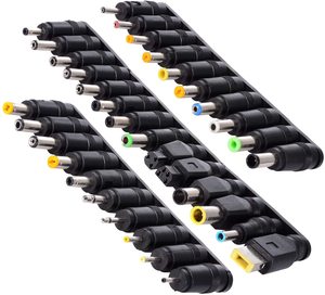 Kits de Adaptadores de Corriente, 34 Piezas, Entrada Universal Hembra de 5.5 mm x 2.1 a Conectores Macho Multitipo para Laptop - Product Image 5