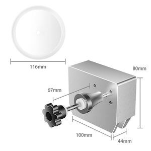 Soporte Universal Ajustable de Fábrica para Discos de Vinilo LP, Soporte de Aleación de Aluminio para Discos, Herramienta Profunda para Limpieza de Discos - Product Image 4