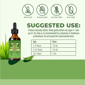 פרוביוטיקה נוזלית ללא טעם, תוספי תזונה לשתייה לבריאות מערכת העיכול והמעיים, סיטונאי, בכמויות גדולות, מותג פרטי (OEM) - Product Image 5